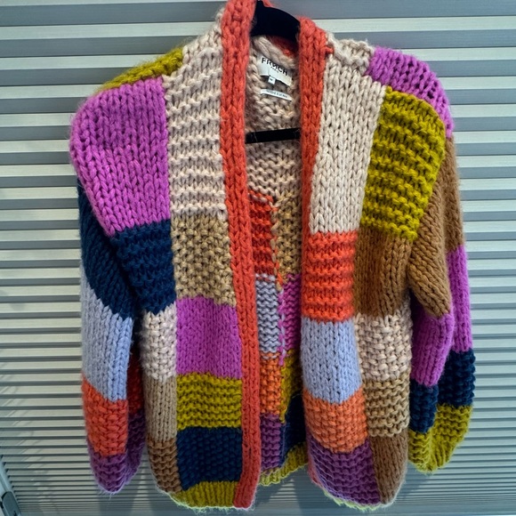 FRNCH Paris Color Block Cardigan from Anthropologie - Picture 3 of 5